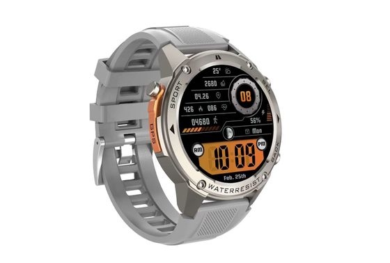 AMOLED Sport GPS Smartwatch DM56 L1+L5 Dual Frequency 5ATM Waterproof Compass Smart Watch