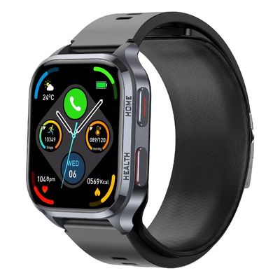 S18 Health Smart Watch 2.01 inch IPS Screen Air Pump Body Temperature Blood Oxygen