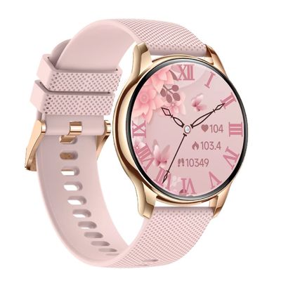 Y11 	Women Smart Watch Luxury 1.32" Amoled Screen Smartwatch BT Call