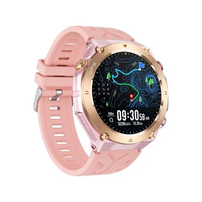 Men's KC82 Smart Watch Fitness Tracker Watch Waterproof 1ATM With Altitude Air Pressure