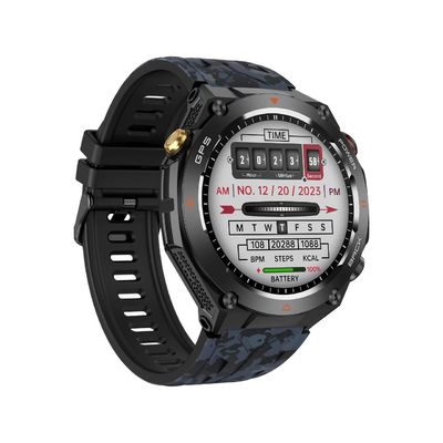 Men's KC82 Smart Watch Fitness Tracker Watch Waterproof 1ATM With Altitude Air Pressure