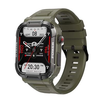 MK66 Men Smart Watch Outdoor Sport Fitness Tracker With BT Call 400mAh Big Battery