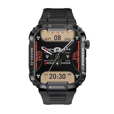 MK66 Men Smart Watch Outdoor Sport Fitness Tracker With BT Call 400mAh Big Battery