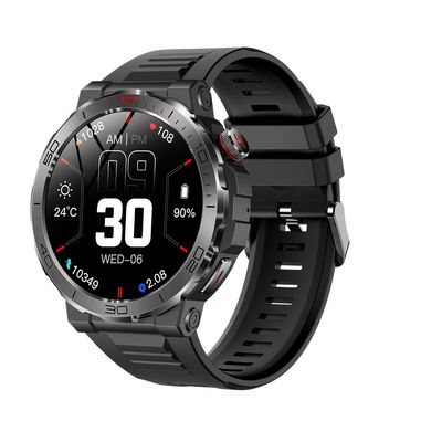 MK68 BT Call Sport Smart Watch With 1.43inch Amoled Round Outdoor Blood Oxygen