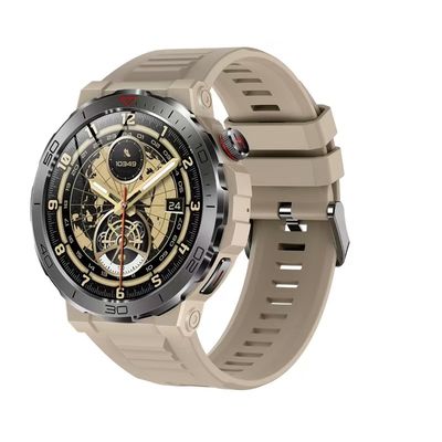 MK68 BT Call Sport Smart Watch With 1.43inch Amoled Round Outdoor Blood Oxygen