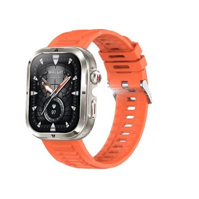 MK86 Sport Smart Watch Flashlight IP68 Waterproof BT Call Blood Oxygen Large Battery