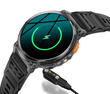 K66 Outdoor Sport Smart Watch Large Screen Big Battery IP68 Waterproof Flashlight