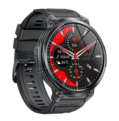 K66 Outdoor Sport Smart Watch Large Screen Big Battery IP68 Waterproof Flashlight