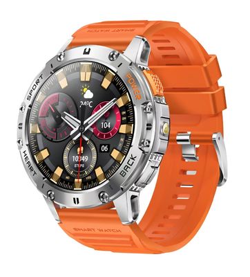 K65 Outdoor Sport Smart Watch With 1.43inch Amoled Screen Flashlight For Android IOS