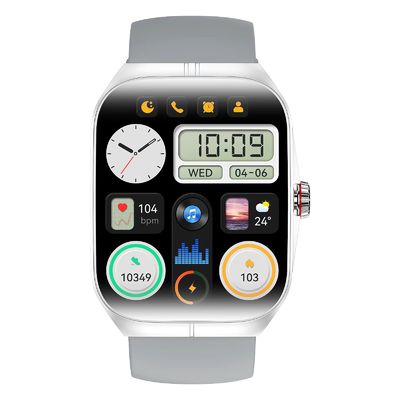 HK80 Men Smart Watch 300mAh Support Sedentary Reminder Smartwatch