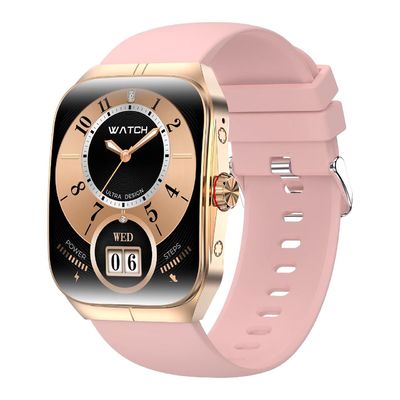 HK80 Calorie Smart Watch Music Player Smart Watch BT Call Sleep Monitoring Smartwatch IP68