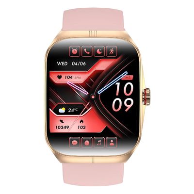 HK80 Calorie Smart Watch Music Player Smart Watch BT Call Sleep Monitoring Smartwatch IP68
