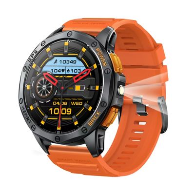 K67 Sport Smart Watch With LED Flashlight IP68 Waterproof Barometric Compass Altimeter