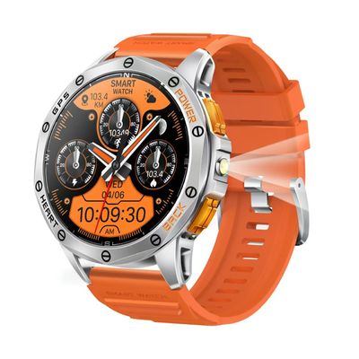 K67 IP68 Waterproof GPS SmartWatch Compass Smart Watch Flashlight 530mah Battery