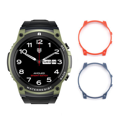 DM55 Men Smart Watch 1.43 Inch Amoled Screen Smartwatch IP68 Waterproof OEM Logo Custom