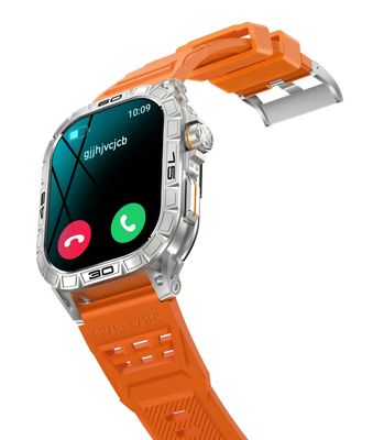K63 PRO Outdoor Sport Smart Watch 1.96 inch AMOLED Screen BT Call Music Player