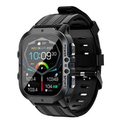 Super Amoled Display Smartwatch BT Call 1ATM Waterproof Large Memory Smart Watch C26