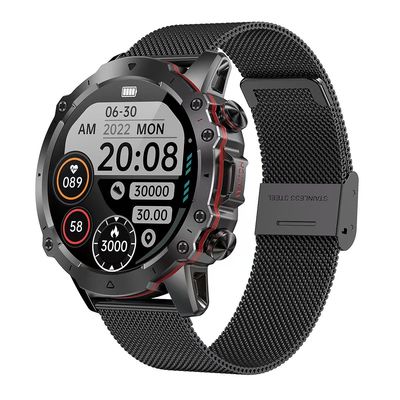 AK56 Bluetooth Sport Smart Watch 1.43 Inch Round Screen Sport Heart Rate Waterproof Smartwatch