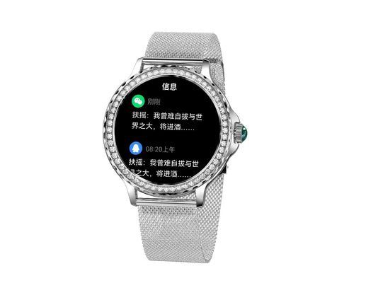 NX19 Waterproof Smart Watch Fitness Tracker 1.3 Inch Round Smartwatch For Ladies