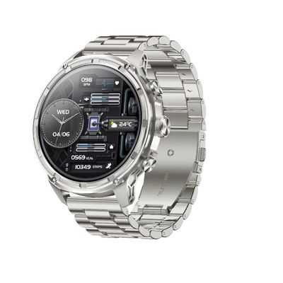 V99 Outdoor Sport Smart Watch 1.85 Inch AMOLED Screen 3D Menu Strong Flashlight For Men
