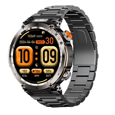 HT30 IP68 Waterproof Sport Smart Watch , 600mAh Battery SmartWatch With Flashlight Compass