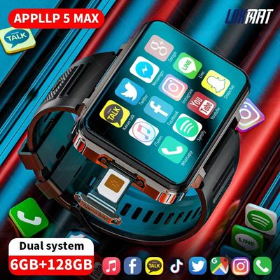 APPLP 5 MAX Android 10.7 Smartwatch GPS Navigation Smart Watch With Sim Card Camera