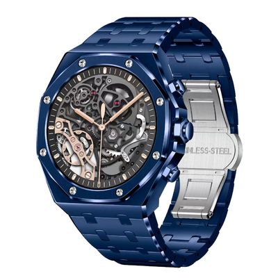 AK68 Gold Stainless Steel Smart Watch 1.43 Inch  Health Monitoring Smartwatch Amoled Screen