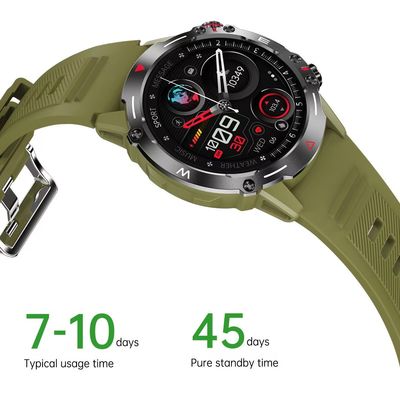 HK87 Smart Watch AMOLED Screen Outdoor BT Call Smart Watch With Sports Mode