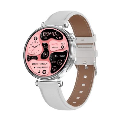 HK41 Women's Sport Smart watch 1.32inch AMOLED BT Connectivity Fitness Bracelet