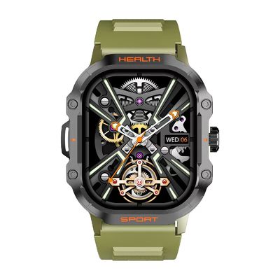 HK24 Smartwatch Amoled Screen Heart Rate BT Call AI Voice Assistant Smart Watch 2.01 Inch