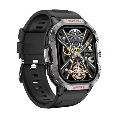 Outdoor HK24 SmartWatch 2.01 Inch Amoled Screen BT Call IP67 Waterproof SmartWatch