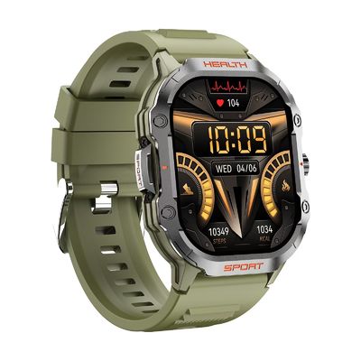 Outdoor HK24 SmartWatch 2.01 Inch Amoled Screen BT Call IP67 Waterproof SmartWatch