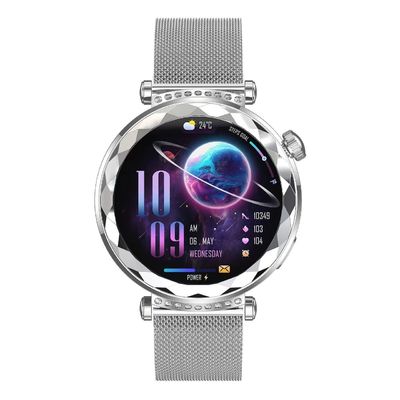 HK88 Heart Rate Blood Pressure Smart Watch , Amoled BT Calling Smartwatch