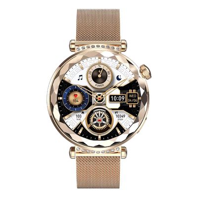 HK88 Heart Rate Blood Pressure Smart Watch , Amoled BT Calling Smartwatch