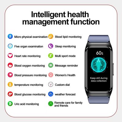 TK75 Sport Smart Watch Heart Rate Body Temperature Fitness Tracker 250mAh Battery