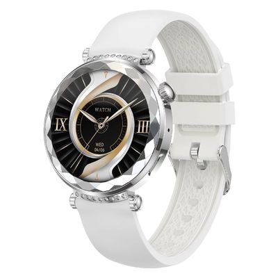 HK88 Smart Watch for Ladies 1.19-inch AMOLED Screen BT Call Music Control Women's Health