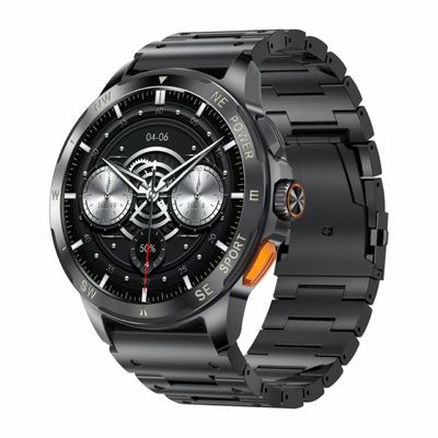 AK77 Sport Smart Watch BT Call 1.43inch Amoled Screen Health Monitoring Voice Assistant
