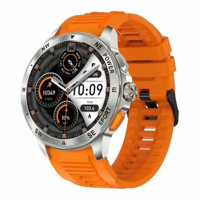 AK77 Sport Smart Watch BT Call 1.43inch Amoled Screen Health Monitoring Voice Assistant