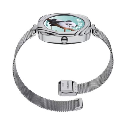 AW5 Women's Fashion Smart Watch 1.09 Inch AMOLED Square BT Call Female Health