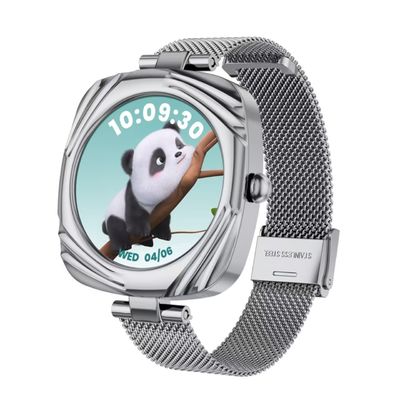 AW5 Women's Fashion Smart Watch 1.09 Inch AMOLED Square BT Call Female Health