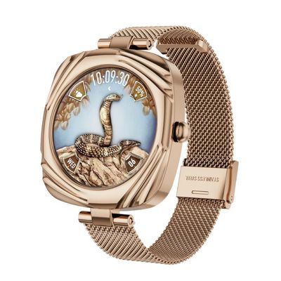 AW5 Women's Fashion Smart Watch 1.09 Inch AMOLED Square BT Call Female Health