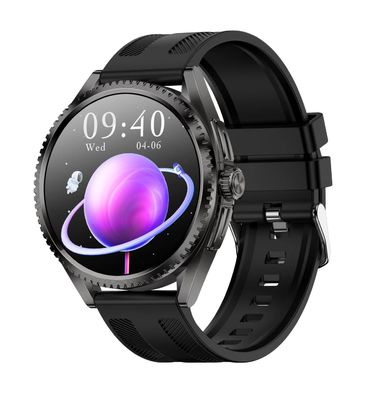 CF52 Sports Men Smart Watch Outdoor Flashlight 1.75" Amoled Screen 600mAh Battery