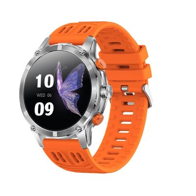 CF55 Men Smart Watch 1.7-inch Screen Fitness Tracker 530mAh Battery Stainless Steel Strap