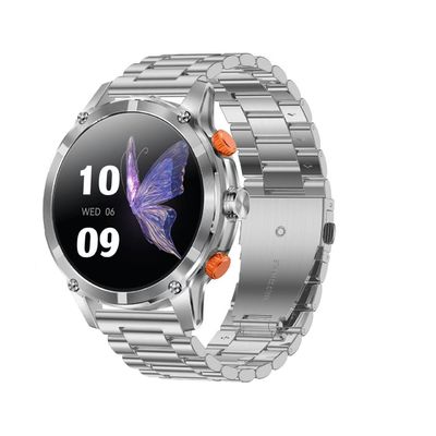 CF55 Men Smart Watch 1.7-inch Screen Fitness Tracker 530mAh Battery Stainless Steel Strap