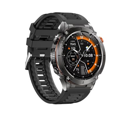 Y101 GPS Outdoor Sports Smart Watch with Flashlight 1.43inch Screen 730mAh Health Monitoring 3ATM Waterproof