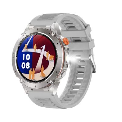 Y101 GPS Outdoor Sports Smart Watch with Flashlight 1.43inch Screen 730mAh Health Monitoring 3ATM Waterproof
