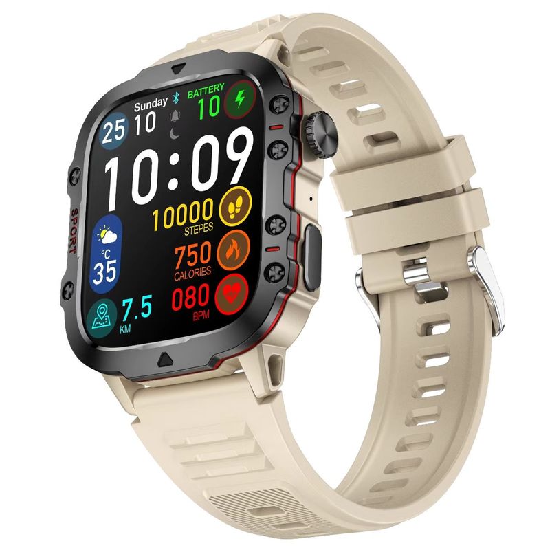 QX11 Android Sport Smart Watch Outdoor Waterproof BT Call 420mAh Blood Pressure
