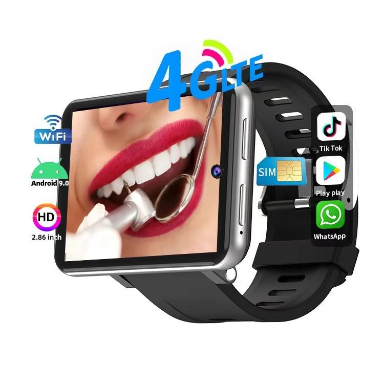 DM100 4g Smart Watch 2.86 Inch Screen Android 7.1 Large Screen SmartWatch 2700mAh
