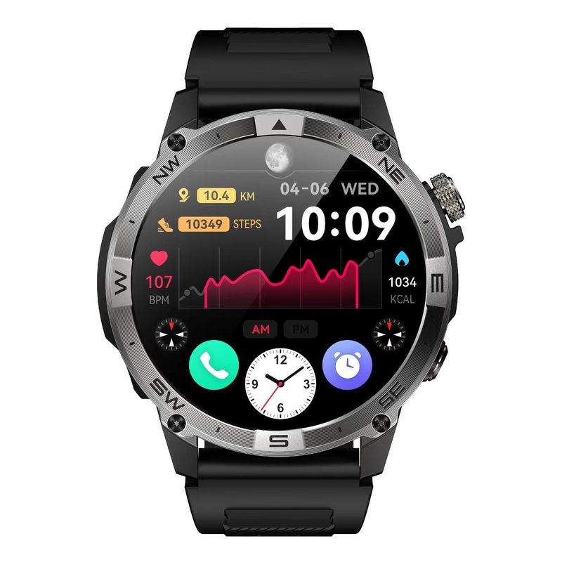 HK08 GPS Smart Watch 1.43 Inch Amoled Screen Smartwatch Sport Outdoor Altitude Bracelet