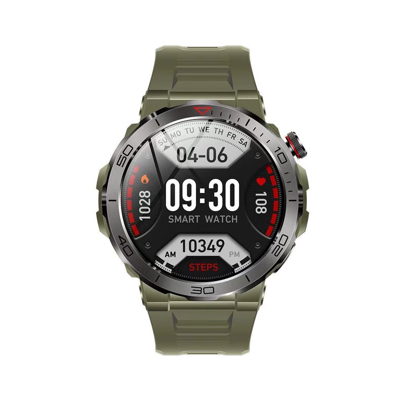 MK68 BT Call Sport Smart Watch With 1.43inch Amoled Round Outdoor Blood Oxygen